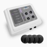 Electroestimulador de uso veterinario con contractor muscular y electroanalgesia T.E.N.S. bipolar y monopolar con corrientes exponenciales · F5-VET