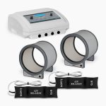 Magneto profesional con 4 bobinas planas (2 aplicadores) y 2 cilindros · Micro 6 Silver