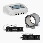 Magneto profesional con 4 bobinas planas (2 aplicadores) y 1 cilindro · Micro 6 Silver
