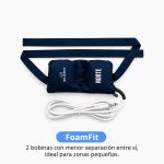 Aplicador FoamFit Seakit con 2 bobinas planas y cintas de sujeción