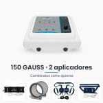 Equipo de magnetoterapia domiciliaria Micro 6 Home Seakit de 150 GAUSS con 2 aplicadores