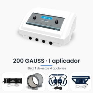 Magneto profesional Micro 6 Silver Seakit de 200 GAUSS con 1 aplicador