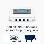 Magnetoterapia equina Micro 6 Gold Seakit de 300 GAUSS con manta y 8 bobinas