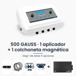 Magnetoterapia Micro 6 Platinum Seakit de 500 GAUSS con 1 aplicador y Colchoneta Magnética Focalizada