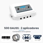 Magnetoterapia profesional Micro 6 Platinum Seakit de 500 GAUSS con 2 aplicadores